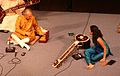 Shankar with his daughter Anoushka in 2005