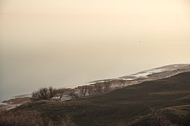 Twilight on the Sea of Azov, Merzhanovo, Coast, Russia.jpg