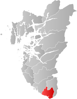 Sokndals kommun i Rogaland fylke.