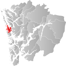 Fjells kommun i Hordaland fylke.