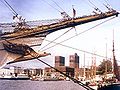 D'Gorch Fock am Osloer Hafen 1975