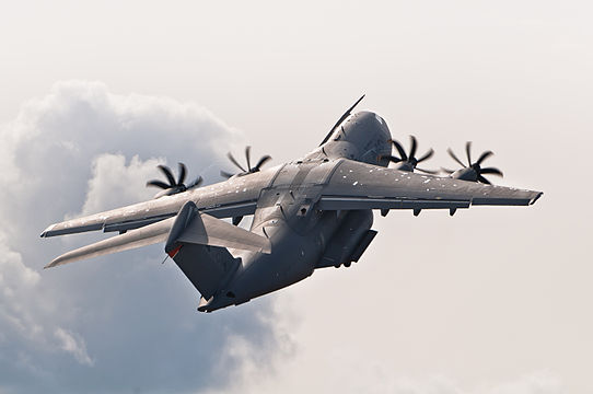 Airbus A400M (EC-404; MSN 004) taking off