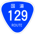 National Route 129 shield