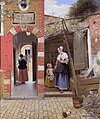 de Hooch – The Courtyard of a House in Delft