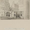 Restes du théâtre du Vaudeville après l'incendie de 1838.