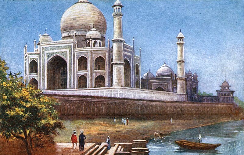 File:The Taj Mahal from the River, Agra.jpg