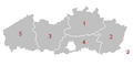 De 5 Vlaamse provincies