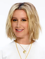 A photo of actress Ashley Tisdale doing a video for Allure in 2018