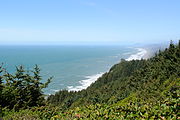 Looking north from Cape Sebastian