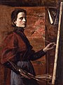 Q532168 zelfportret door Elizabeth Nourse geboren op 26 oktober 1859 overleden op 8 oktober 1938