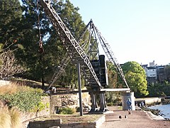 Glebe, NSW - Crane from Stride's Yard, 7 Sept 2005 (Patricia Baillie, City of Sydney Archives).jpg