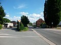 Haltestelle Cunersdorf mit Ladestraße (links), Blick Richtung Carlsfeld (2016)