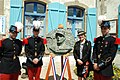 L'inauguration du mémorial "Charles de Gaulle" en présence de l'artiste La Chauvinière-Riant (2010)