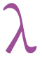 The Greek letter "lambda"