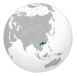 Maximum extent of the Nanyue kingdom, roughly corresponding to the geographical region of Lingnan with the exception of Central Vietnam