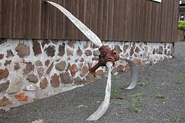 Propeller of a Royal Air Force plane, crashed in the Faroe Islands