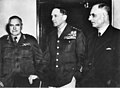 Image 84MacArthur with Blamey and Prime Minister Curtin in March 1942 (from Military history of Australia during World War II)