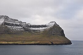 Northern tip of Borðoy with the hamlet of Múli