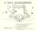 Plan of Fort Schoonenborch in 1649.