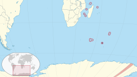 Localisation de Terres australes et antarctiques françaises