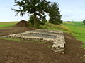 Kastell Arnsburg, Porta principalis sinistra, Strecke 4, Taunus- und Wetteraulinie, Hessen.