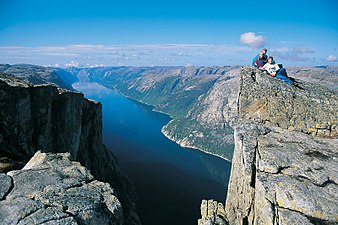 Lysefjord from Kjerag mountain