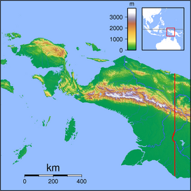 Topografía de Nueva Guinea Occidental