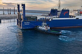 Tugboat VB Malabata in Tangier harbor (2023)