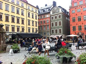 Stortorget på sommaren