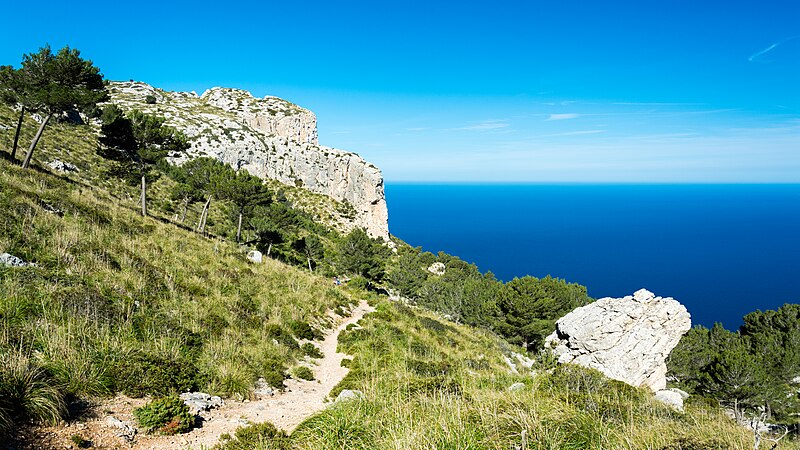 File:View from the hiking trail from Estellencs to Puig de Galatzó - 26039670273.jpg