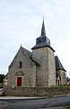 Église Saint-Nicodème, Quily, Morbihan : vue générale (4 octobre 2013).