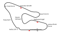 Układ toru w latach 1977–1995