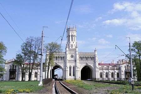 New Peterhof railway station [ru], Peterhof, Russia (1857)