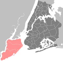 Death of Eric Garner is located in Staten Island