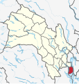 English: Location of en:Hurum in Buskerud County in Norway