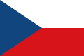 Last Flag of Czechoslovakia (independent 1918-1992), currently used by the Czech Republic