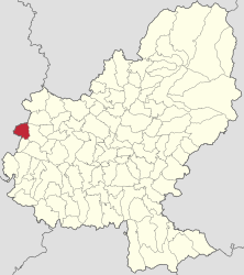 Location in Mureș County