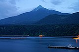 Mount Rishiri view from Oshidomari Port