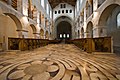 Labyrinth in the Trappist Abbey of Our Lady of Saint-Remy, Wallonia, Belgium