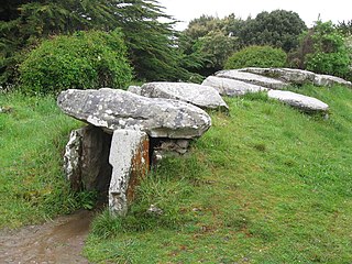 Dolmen von Mane Rethual bei Locmariaquer, Morbihan