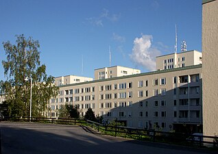 Flerbostadshus på Nybohovsberget i Stockholm.