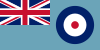 Drapeau utilisé de 1921 à 1940 (le même que la Royal Air Force)