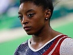 Simone Biles Rion olympialaisissa 2016.