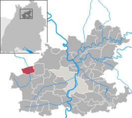 Kaart van Ittlingen