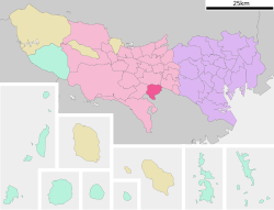 Kedudukan Inagi di Tokyo