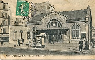 Gare Avenue de Saint-Ouen.