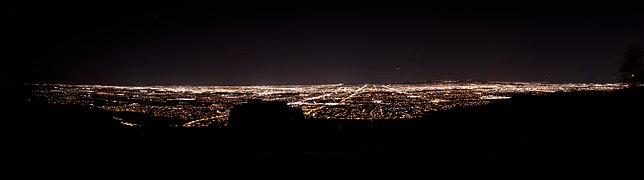 Phoenix Skyline from South Mountain at Night