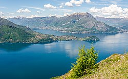 Comské jezero od Lierna