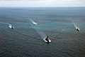 USS Rodney M. Davis (FFG 60) with HTMS Phutthayotfa Chulalok (front)