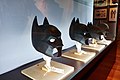 Urethane Batman cowls on the Warner Bros. Studio VIP Tour